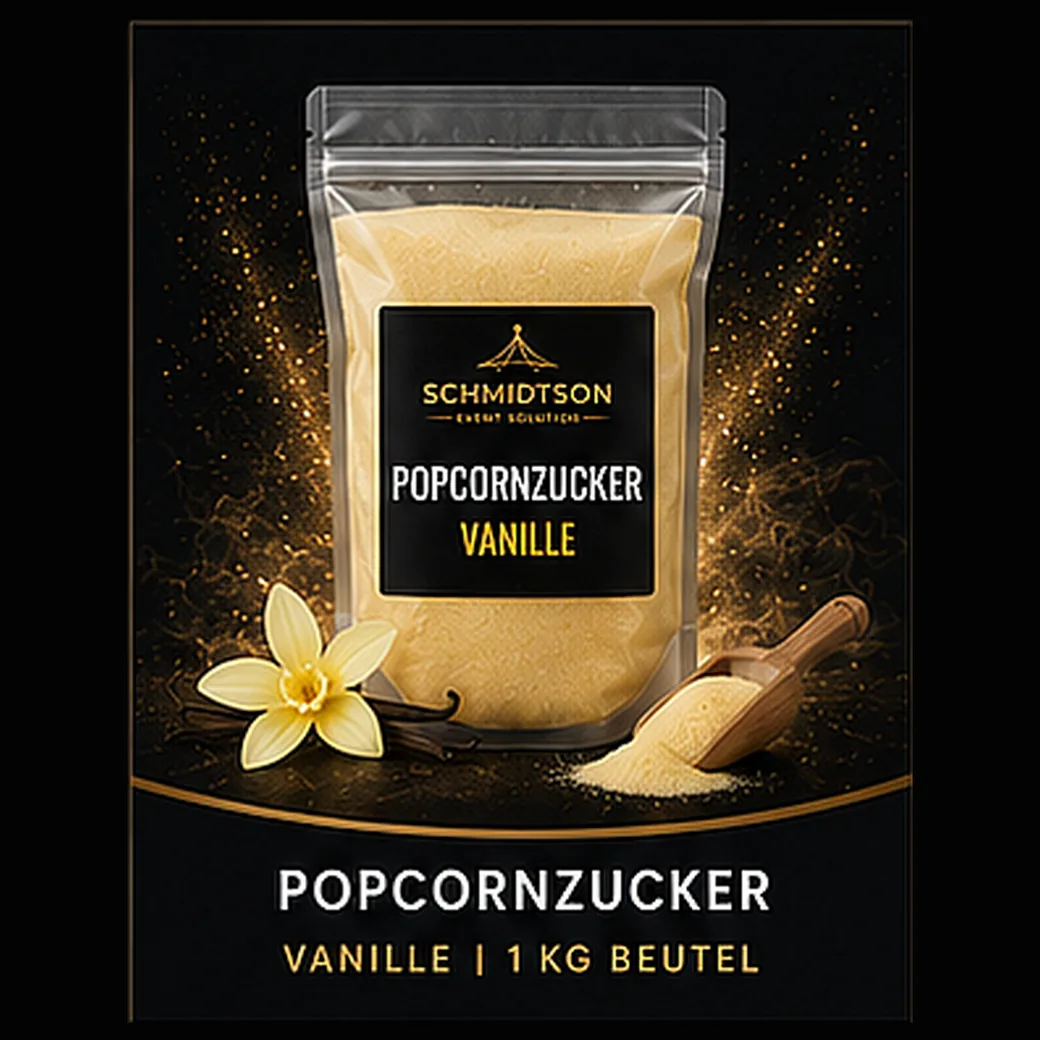 1 kg Vanille-Popcornzucker inklusive