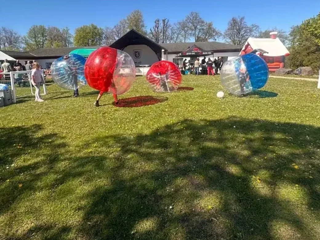 Bumper Balls im Einsatz auf dem Spielfeld