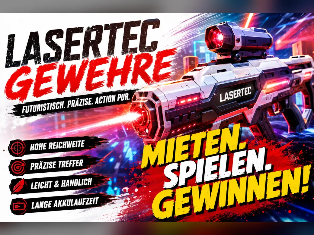 Lasertag-Gewehre – Mieten. Spielen. Gewinnen.