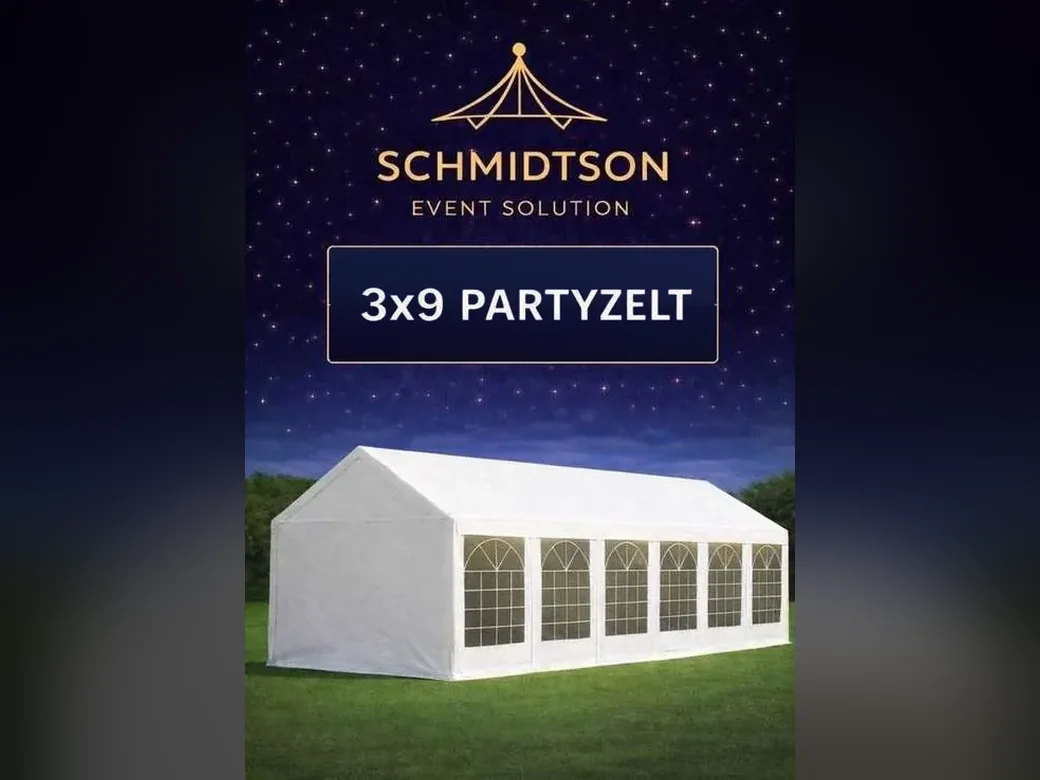 Partyzelt 3×9 m – Foto 1
