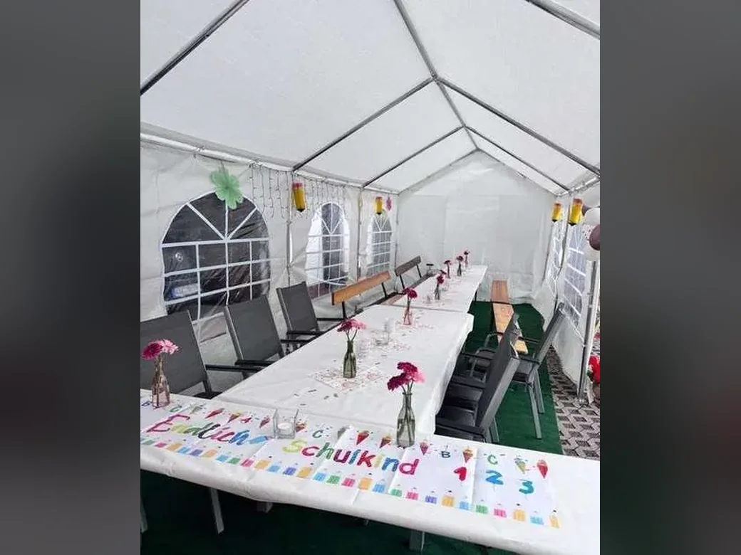 Partyzelt 3×9 m – Foto 3
