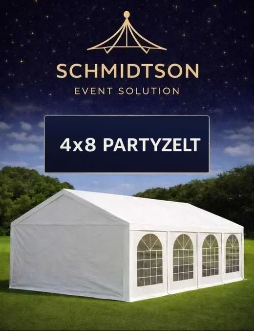 Partyzelt 4x8m Außen