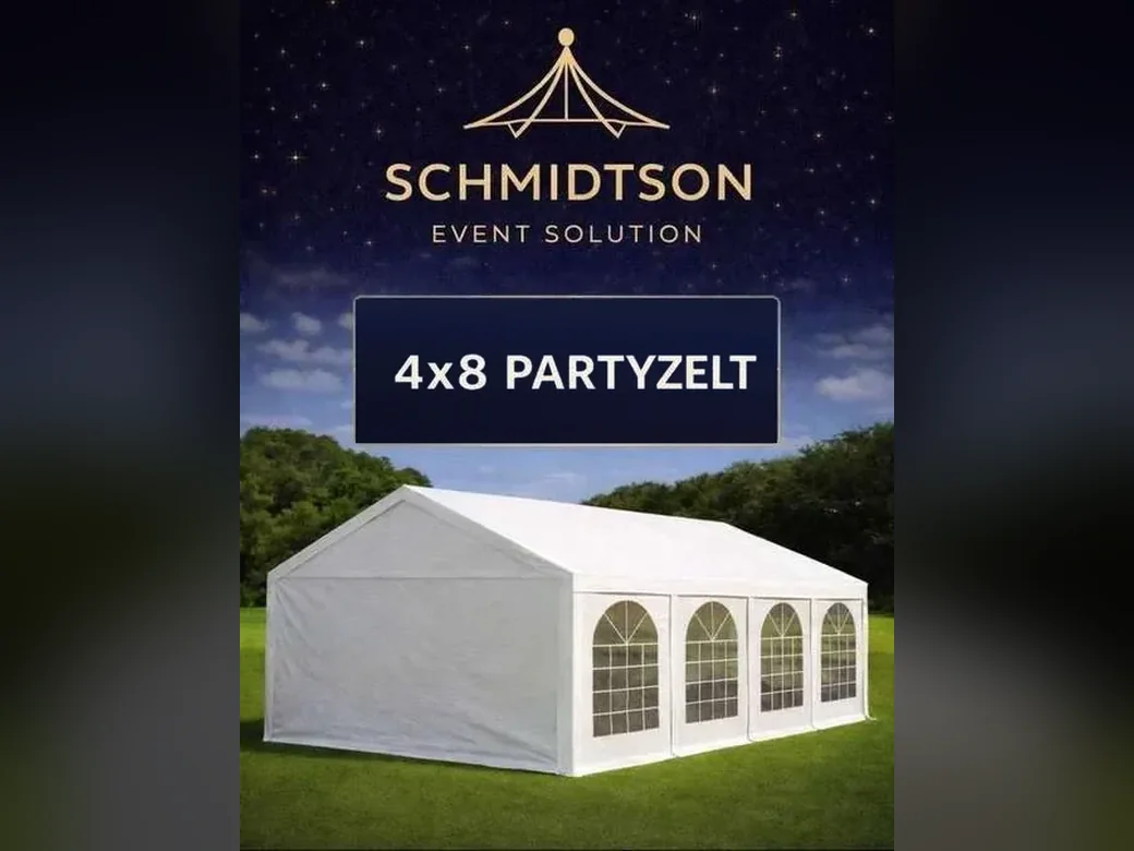 Partyzelt 4x8m Außen