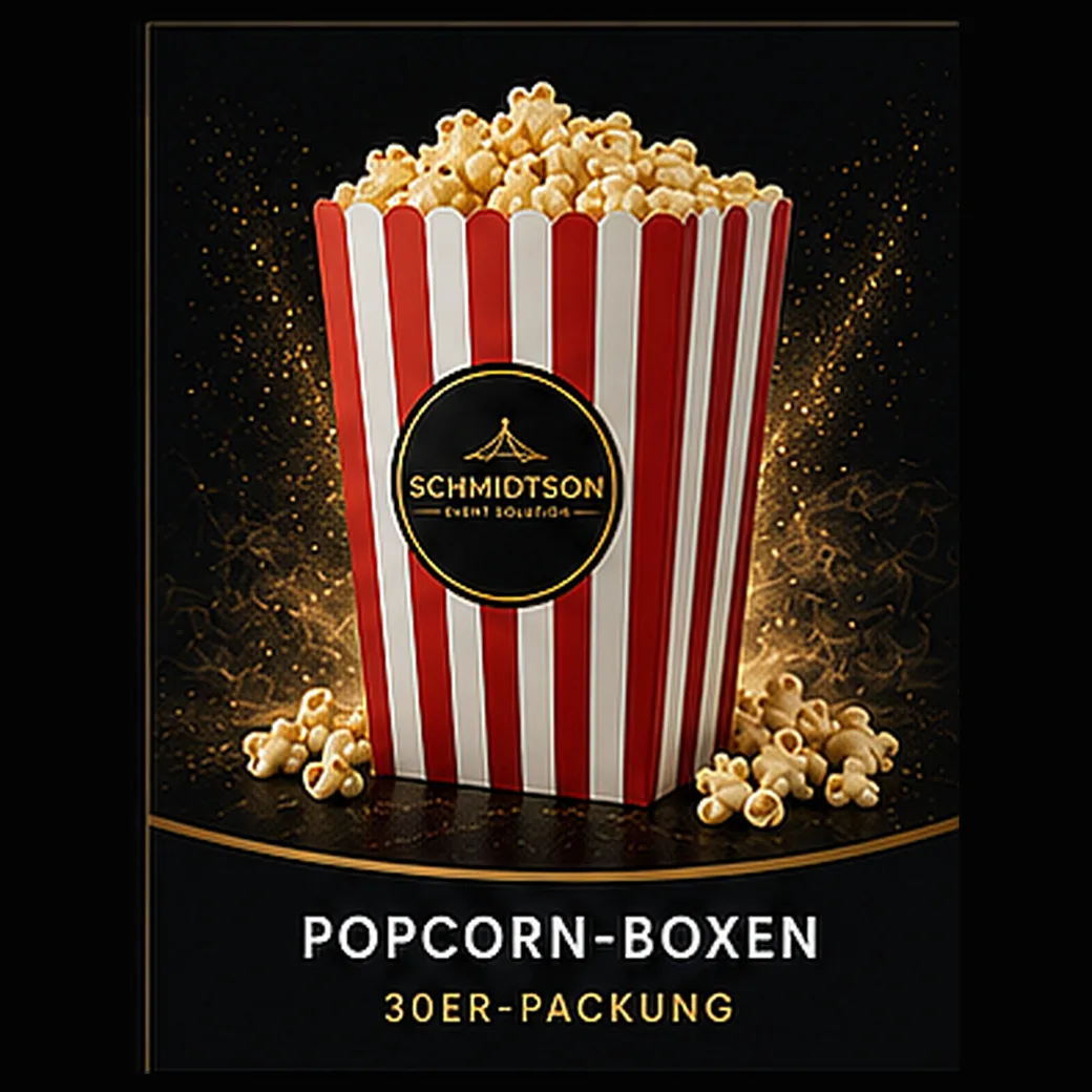 Popcorn-Boxen rot-weiß gestreift