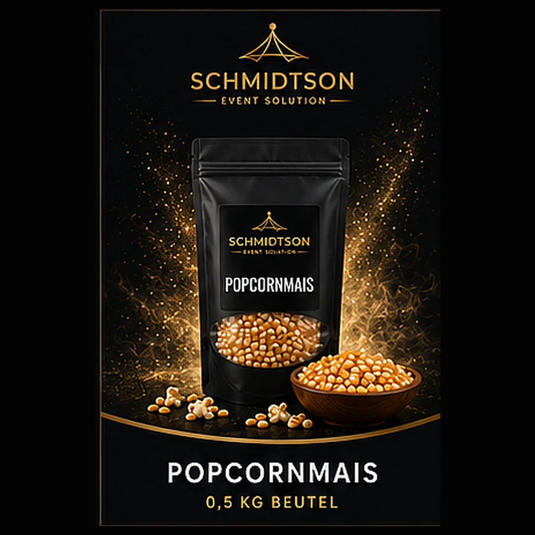 Premium Popcornmais GMO-frei, 0,5-kg-Beutel