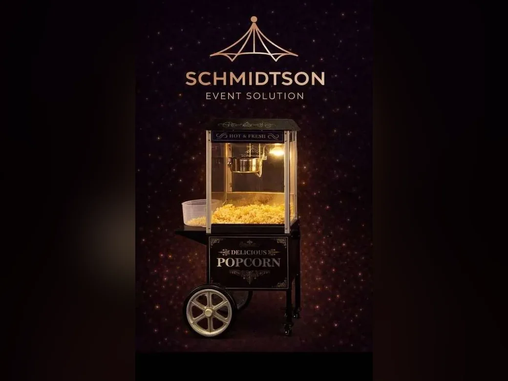 Popcornmaschine Schmidtson Werbebild