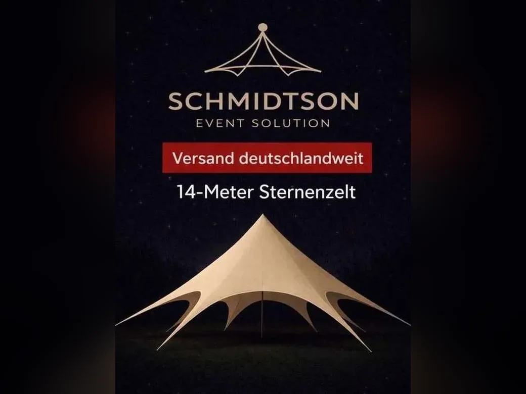 Sternenzelt 14×14 m